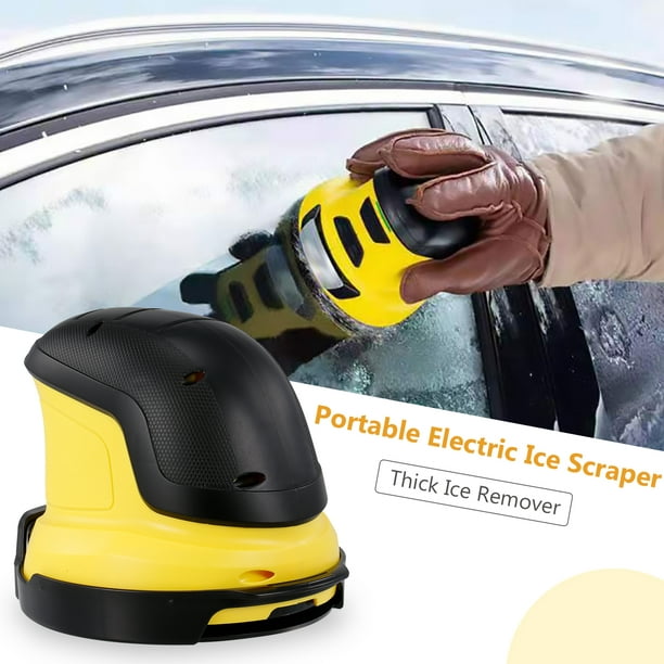Grattoir à glace électrique portable pour pare-brise de voiture d'hiver  Déneigeur rotatif à 360 ° Rechargeable Outil de dégivrage pour voiture, SUV,  camion, fenêtre 