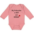 thumbnail image 3 of Inktastic Single Godmother Boys or Girls Long Sleeve Baby Bodysuit, 3 of 5