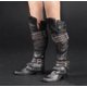 thumbnail image 3 of Botas Altas De Soldado 1/6 Modelo De Cuerpo Zapatos De Cuero PU Para Muñeca HT TTL TC De 12 Pulgadas Sunnimix, 3 of 7