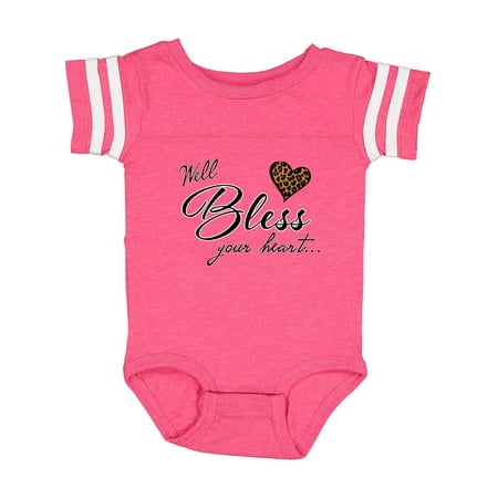

Inktastic Well Bless your Heart with Leopard Print Gift Baby Boy or Baby Girl Bodysuit