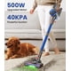 thumbnail image 2 of Aspiradora inalámbrica, aspiradora de 500 W/40 Kpa para el hogar, aspiradora de palo de 60 minutos con pantalla LED, carga antienredos y montaje en pared, aspiradora ligera 8 en 1 para suelos, 2 of 8