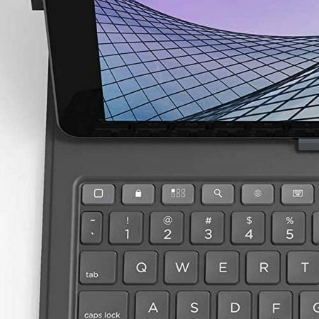 ZAGG - Messenger Folio 2 Keyboard & Case for Apple iPad 10.2" (7th, 8th, 9th Gen) and iPad Air 10.5" (3rd Gen) - Charcoal