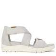 thumbnail image 3 of Dr. Scholl's Shoes Womens Time Off Fun Perforated Criss-Cross Wedge Sandals, 3 of 9