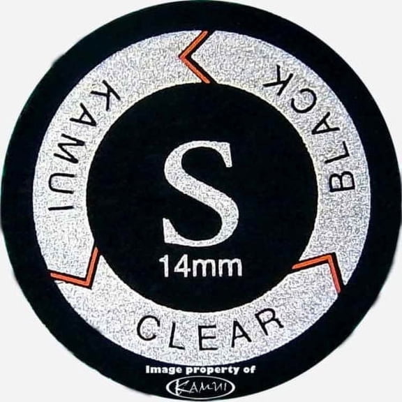 Kamui Clear - Black - Soft - Layered Pool Cue Stick Tip - Leather