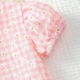 thumbnail image 4 of KPOPLK Baby Girl Birthday Outfit Letters Bow Embroidery Short Sleeve Shirts Elastic Waist Shorts Birthday Summer Clothes(Pink_1,18-24 Months), 4 of 9