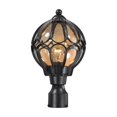 thumbnail image 1 of ElkGroup International Madagascar 1 Light Outdoor Post Lantern In Matte Black, 1 of 1