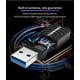 thumbnail image 3 of Adaptador WiFi USB para PC, Adaptador Inalámbrico AC1300Mbps Doble Banda MFZFUKR CZDZ-XM45, 3 of 4