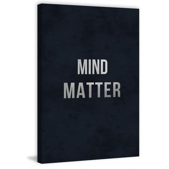 Mind Matter Painting Print on Wrapped Canvas