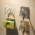 thumbnail image 3 of Stainless Steel Kitchen Sponge Rack Wall-mounted Spoon Hook Strong Bearing Capacity for Home Kitchen Bathroom, 3 of 5
