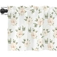 thumbnail image 6 of Kitchen Curtains Valances, Rod Pocket Valances for Windows, Small Window Treatment Valances for Window, Living Room,Bedroom, Bathroom, 54" W x 18" L, Camellia Flower, 6 of 6