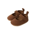 thumbnail image 3 of xiaxaixu Baby Shoes Solid Color Ribbed Walking Shoes Soft Sole Footwear, 3 of 7
