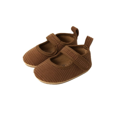 

GuliriFei Corduroy Baby Girls Boys Shoes Autumn And Winter Warm Toddler First Walkers Shoes Or Shoes+Socks