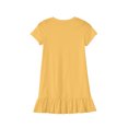 thumbnail image 3 of Abcomgle Girls Dresses Casual A-Line Short Sleeve Tshirt Dresses Solid Loose Ruffle Hem Swing Sundresses with Pockets for 4-14t Kids, 3 of 5