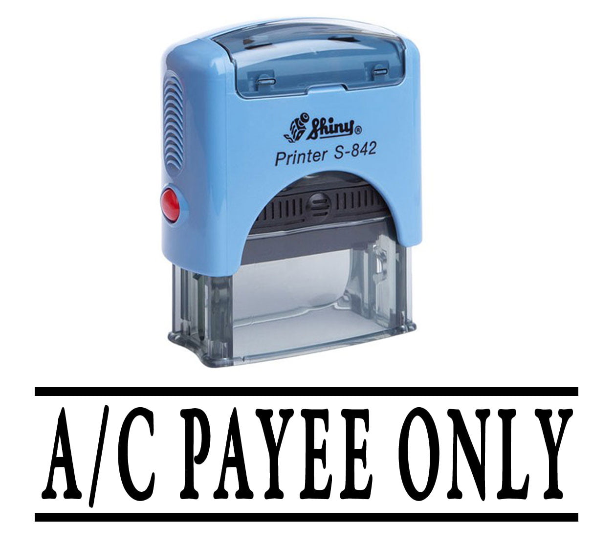 QUALITY A/C PAYEE ONLY RUBBER STAMP/ STAMP PAD SHARP TEXT FOR OFFICE DOCUMENT 