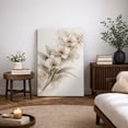 thumbnail image 4 of Canvas Print Beige Flower Wall Art Boho Botanical Decorative for Living Room Bedroom - 12"x18", 4 of 8