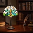 thumbnail image 3 of Lámpara de Escritorio de Libélula Verde Fresca, Luz Decorativa Elegante Inspirada en la Naturaleza, Lámpara de Mesa Moderna para Recámara, Sala de Estar, Oficina, Estante y Decoración Del Hogar, 3 of 6