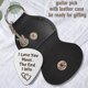 thumbnail image 4 of 1 púa de guitarra de acero inoxidable "Te amo más que el final, gano", púa de bajo con temática de amor, regalos musicales, 4 of 6