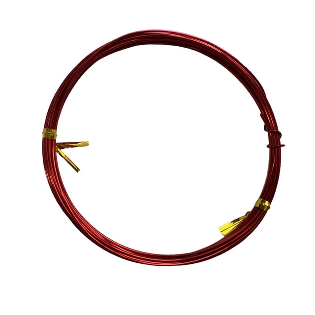 Craft Wires DIY Handicrafts Braided Thread Good Flexibility Durable Handicrafts Colorful and Shiny Jewelry Lines Exquisite Design for Sculpturing Wine Red