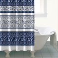 thumbnail image 5 of Rustic Vintage Bohemian Curtain 72x84 Inches Quick-Dry Polyester with Plastic Rings for Tribal Inspired Bathroom Decor, 5 of 5