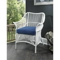 thumbnail image 2 of Padma's Plantation Palm Rattan Occasional Chair in White, 2 of 6