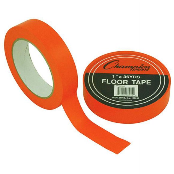 Champion Sports CHS1X36FTOR-6 Floor Marking Tape, Orange - 6 Roll