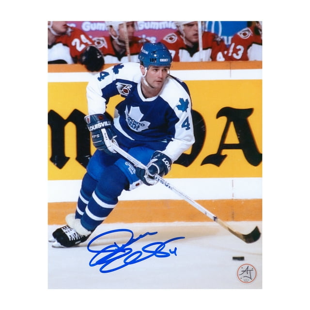 Dave Ellett Photo 8x10 de Hockey Classique des Maple Leafs de Toronto Signée