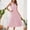 Pink, variant on Women's Dress, Floral Print Sleeveless Round Neck Mid-Calf Dress, Casual Summer Dress for Daily Wear and Outings