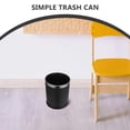 thumbnail image 3 of PENIKOKO trash can kitchen Black Round Iron Rubber Fireproof Waste Management 1Pack, 3 of 8