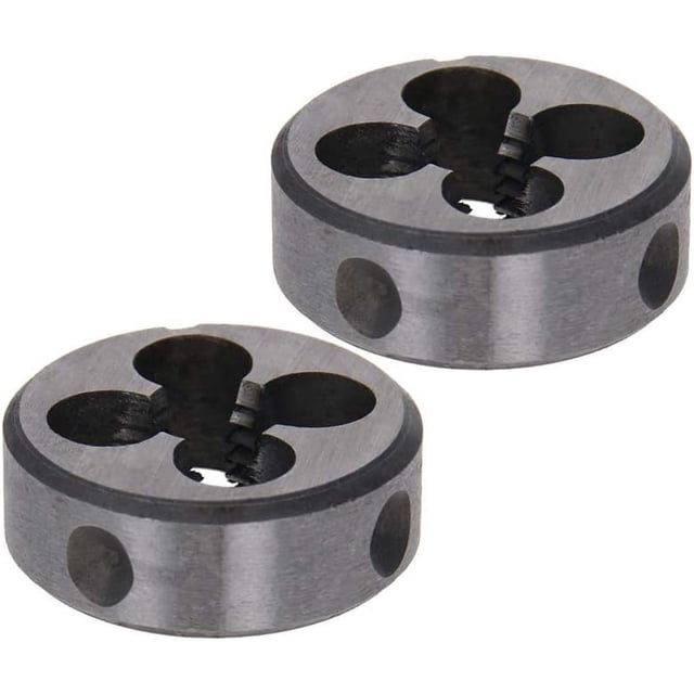 HUGFEGWE 2 Pcs 3/8-16 Moules Ronds, Filetage à Droite, Outils en Alliage Acier CJB91-23426