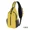 Yellow, variant on c Unisex Hiking Travel Nylon Sling Bag Cross-Body Shoulder Chest Bag,Black