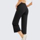 thumbnail image 4 of Pantalones de yoga cortos de cintura alta para mujer - Poliéster y spandex para uso diario y estilos de vida activos, 4 of 7