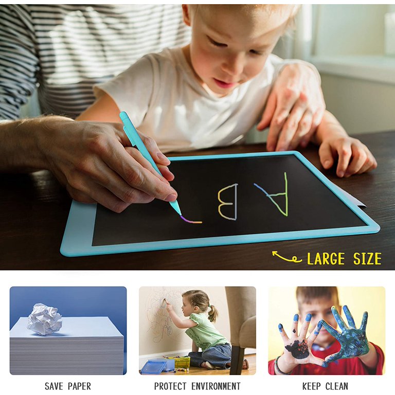 LCD Writing Tablet for Kids, TSV 12 in Reusable Doodle Drawing