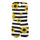 thumbnail image 4 of Moda mujer sin mangas estampado cuello pico chaleco Casual Pachwork mono Pompotops ulkah940660, 4 of 5