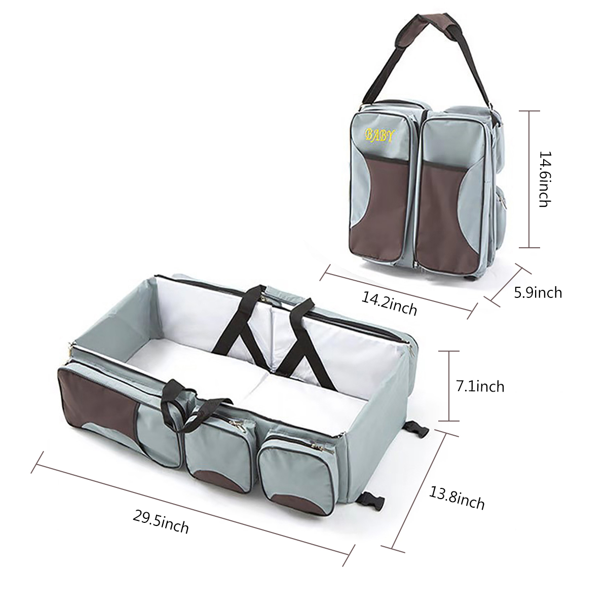 baby moving bed bag