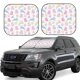 thumbnail image 1 of Balery Easter Colorful Rabbit Parasol para parabrisas de coche de 2 piezas | Parasol plegable para parabrisas delantero de coche para la mayoría de sedanes-Large, 1 of 6