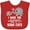 Red, variant on Inktastic Best Nona Ever Grandchild Boys or Girls Baby Bib