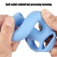 thumbnail image 3 of Hyasfey Silicone Grip Strength Trainer Ring Anti-slip Forearm Finger Training Ring Hand Grip Strengthener Portable Hand Rehabilitation Workout Equipment, 3 of 7