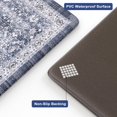 thumbnail image 4 of Juego de alfombras de cocina Sungea Vintage Blue Antifatiga, 2 piezas, 4 of 8