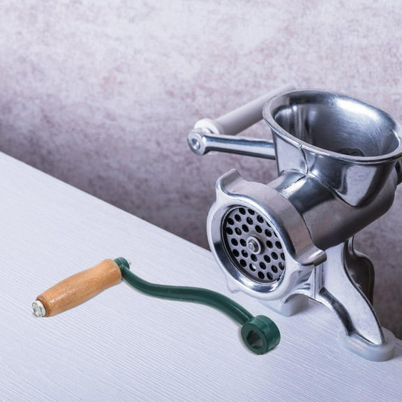 PAMINGONO Countertop Meat Mincer Handle, Portable and Versatile, Green Iron