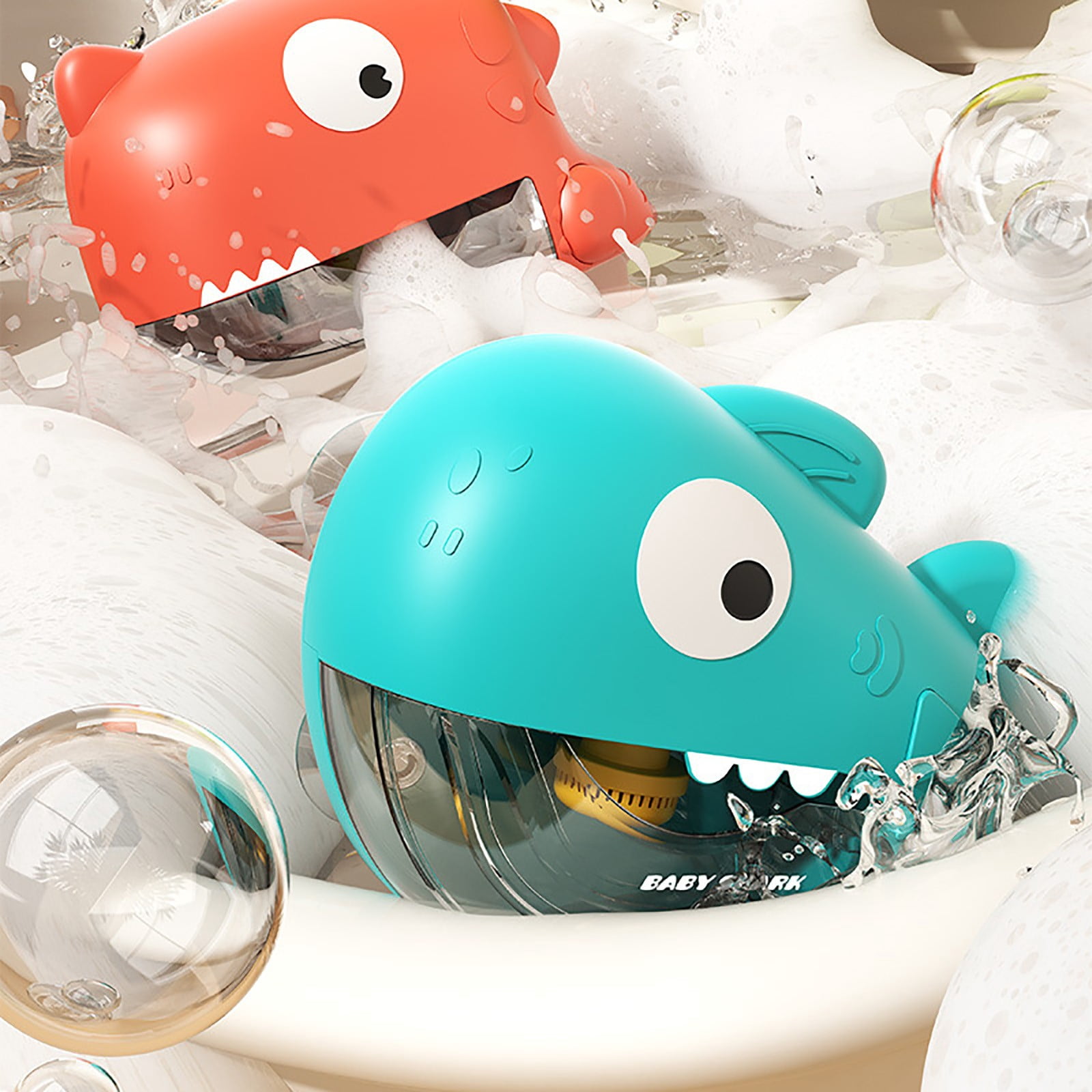 Electronic Music Bubble Machine, Automatic Bubble Maker with Music and Colorful Bubble Effects, Portable Bath and Outdoor Bubble Blower for Party Entertainment (Green)