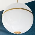 thumbnail image 4 of Crystorama Brian Patrick Flynn for  Truax 4 Light Aged Brass Chandelier - 30'' W x 38'' H, 4 of 5