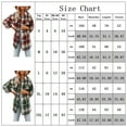 thumbnail image 2 of Powerdelux Women's Plaid Shacket Jacket Coat Flannel Button Down Warm Shirt Top, 2 of 3