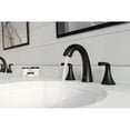 thumbnail image 2 of Pfister Rancho Matte Black Widespread Faucet with Drain, 2 of 3