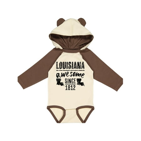 

Inktastic Louisiana Awesome Since 1812 Gift Baby Boy or Baby Girl Long Sleeve Bodysuit