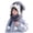 Grey, variant on 1 Piece Kids Penguin Plush Hat and Scarf Winter Hooded Scarfs Warm Cute Cover Hats for Toddler Boys and Girls