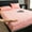 Pink, variant on XIAOLE Velvet Plush Sheets Set Full Size, Micro Fleece Extra Soft Cozy Sheet and Pillowcase Set, Ultra Plush and Warmth Deluxe Bed Sheets with Deep Pockets (Full Size, 3 Piece) Gray