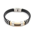 thumbnail image 2 of Openpig Clearance Negative Bracelet, Men's Titanium Steel Bracelet，The Wristband Emits Negative Body's Energy Channels To Circulation., 2 of 3