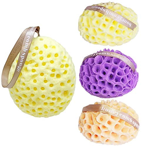Spclsim Bath Shower Sponge Body Scrubber Loofah Sponge Gentle Body Exfoliating Loofahs Pouf