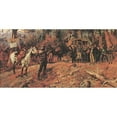 thumbnail image 2 of Russell, Charles Marion 24x14 Black Modern Framed Museum Art Print Titled - The Hold Up, 2 of 4