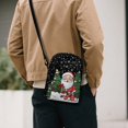 thumbnail image 4 of CHAQLIN Santa Claus Gift Patterns Sling Bag for Women, Lightweight Crossbody Bag with Card Slots for Daily Use Hiking, 4 of 8